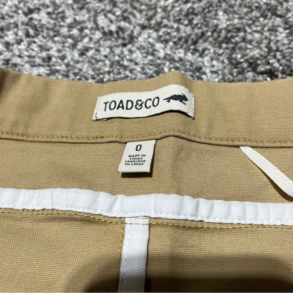 Toad & Co Womens Cargo Skirt Size 0 Khaki Button Up Mini Casual - Picture 4 of 7
